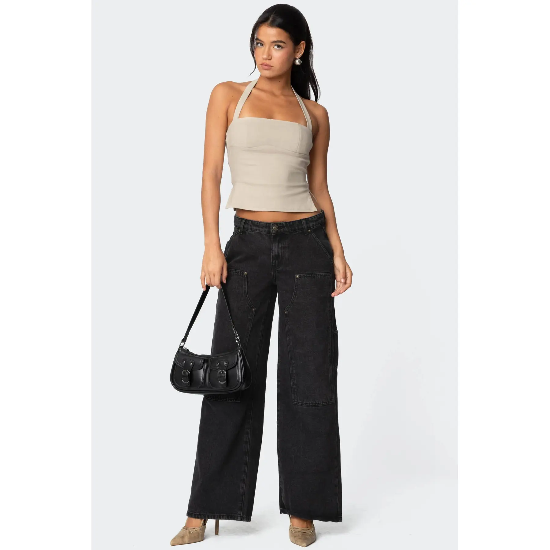Ayla Low Rise Baggy Carpenter Jeans