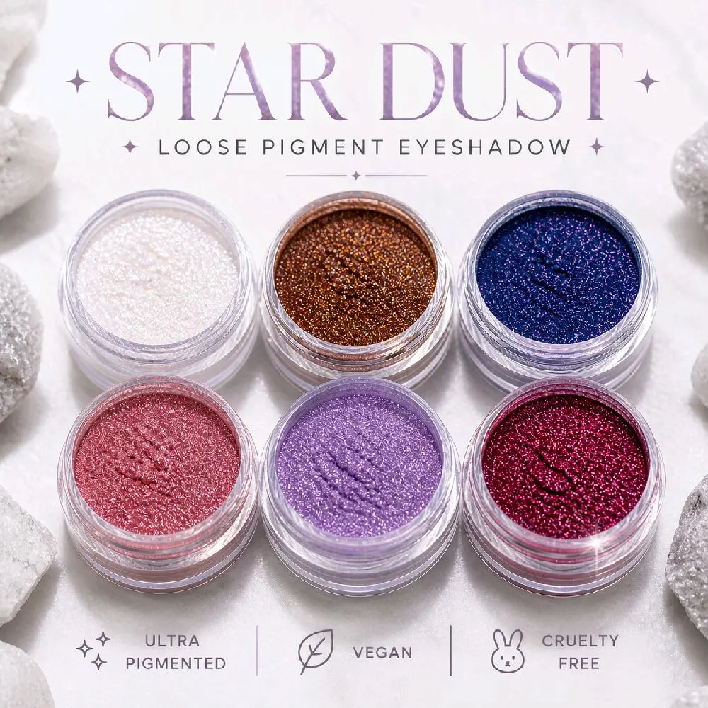 Star Dust, Loose Pigment Eyeshadow Star Dust, Loose Pigment Eyeshadow