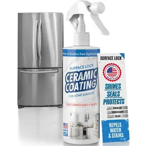 Berkland Ceramic Coating for Stainless Steel, countertops, glass Prevents Fingerprints on Appliances, Countertops and Any Hard Surface In Your Life