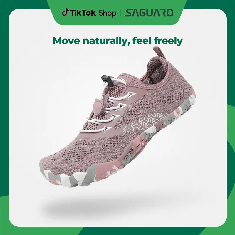 Saguaro Smart II - Men‘s and Women‘s Minimalist Shoes with Zero Drop Lightweight Breathable 5 Wide Toes Barefoot shoes Runner Outdoorfun  Comfortable