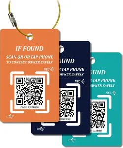 Smart NFC & QR Luggage Tag – Find My Bag Tracker – No App, No Subscription