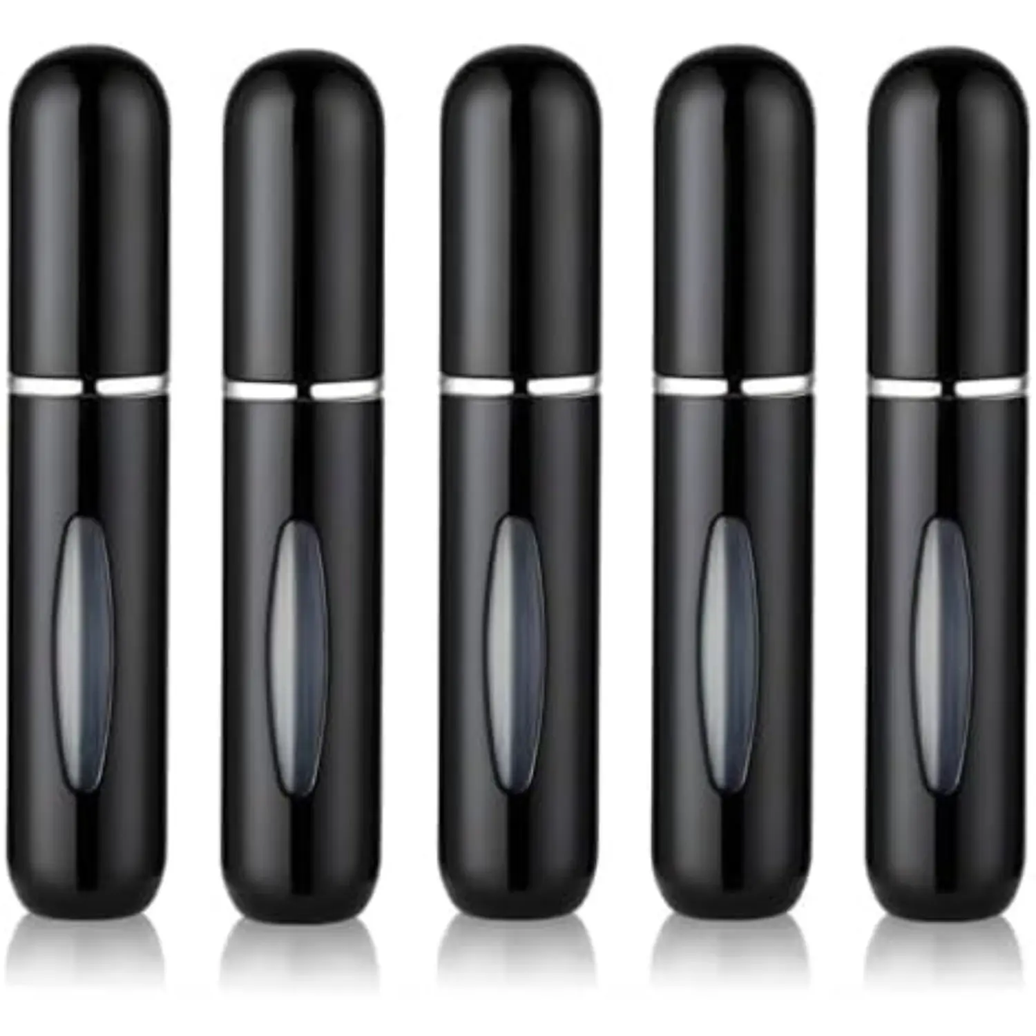 5Pcs cologne perfume travel refillable bottles. Mini portable spray design with leak-proof seal. Compact and easy to carry, perfect for daily commute, business trips and outdoor travel perfume refill. Refillable Spray Containers
