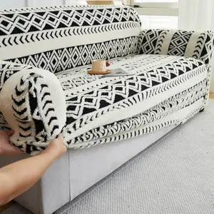 Thick Winter Sofa Cover, Anti-Dirty Pet-Friendly Fabric, Available for 1/2/3/4 Seater Sofas, Rich Colors, Durable Design, Couch Cover