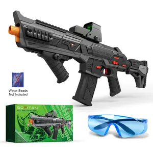 (Gel Balls Not Included) SOFITEN RHINO Electric Gel Ball Blaster -  Dual-Modes 200 FPS 170 Ft High Speed Full-auto water ball Blaster 14+Toy gun set with Goggles; Electric Mag Auto-feeding for Outdoor Activities Shooting Game Birthday gift *Eco-Friendly