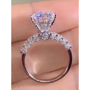 Elegant rhinestone and zircon decorative rings for women, exquisite and fashionable engagement rings, fashionable jewelry for women as gifts GARMENTARY
