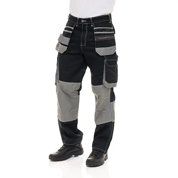 Men Cargo Trousers Utility Construction Combat Warehouse Work Carpenter Tactical Outdoor Heavy Duty Pants Menswear Belt