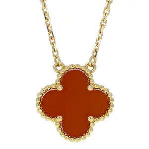 Pre-owned Van Cleef & Arpels Vintage Alhambra Pendant Necklace