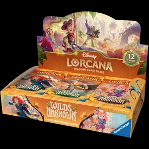 lorcana wilds unknown english tcg booster box (sealed)