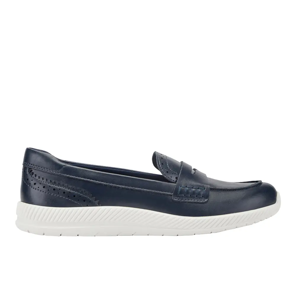 Easy Spirit Womens Geanna Slip On Loafers Casual - Blue