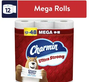 Charmin Toilet Paper Ultra Strong, 12 Mega Rolls
