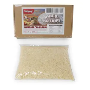 Kataifi Shredded Fillo Dough 7 Oz (200 gr.) for Dubai Chocolate Bar Pistachio, Kadayif for Knafeh Pistachio Chocolate Bar Pastry s in Cardboard. Knafeh Kunafa Katafi Kunefe Kadaifi Phyllo Dough Chilled Kadafi Dubai Katifi Kanafeh (7 OZ, Dried)