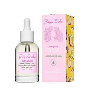 Strength Oil for Hair, Scalp & Body: Fortifying Lavender & Flaxseed for Growth