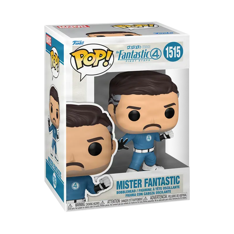 Funko POP Marvel: Fantastic Four - Mister Fantastic w/ vRare Pop Protector Included