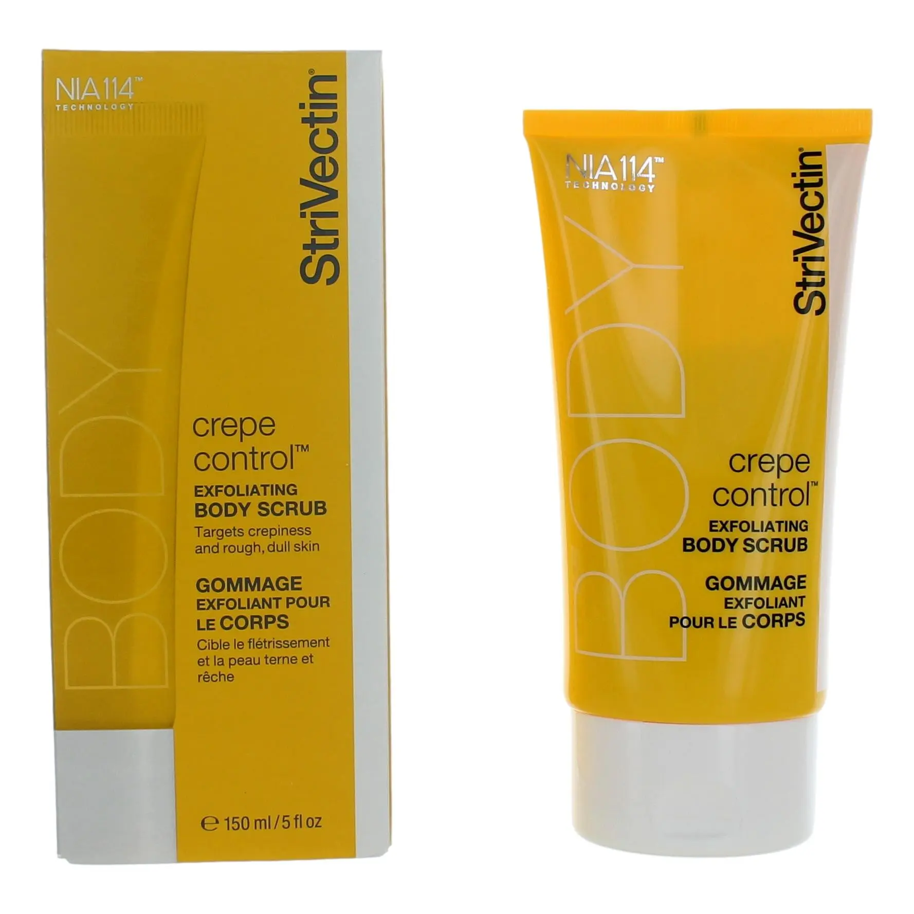 StriVectin Crepe Control Body Scrub, Retexturizing Treatment to Smooth, Firm, and Brighten Skin, 5 oz
