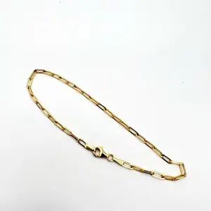10k very elegant paper clip style bracelet for daily use 10k very elegant paper clip style bracelet for daily use