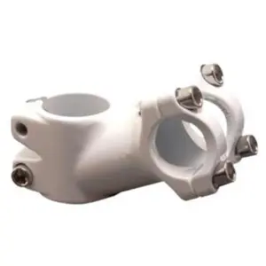 Big Roc Tools  New BMX Fixie Racer Alloy Handlebar Stem - White- 8 x 2 in.