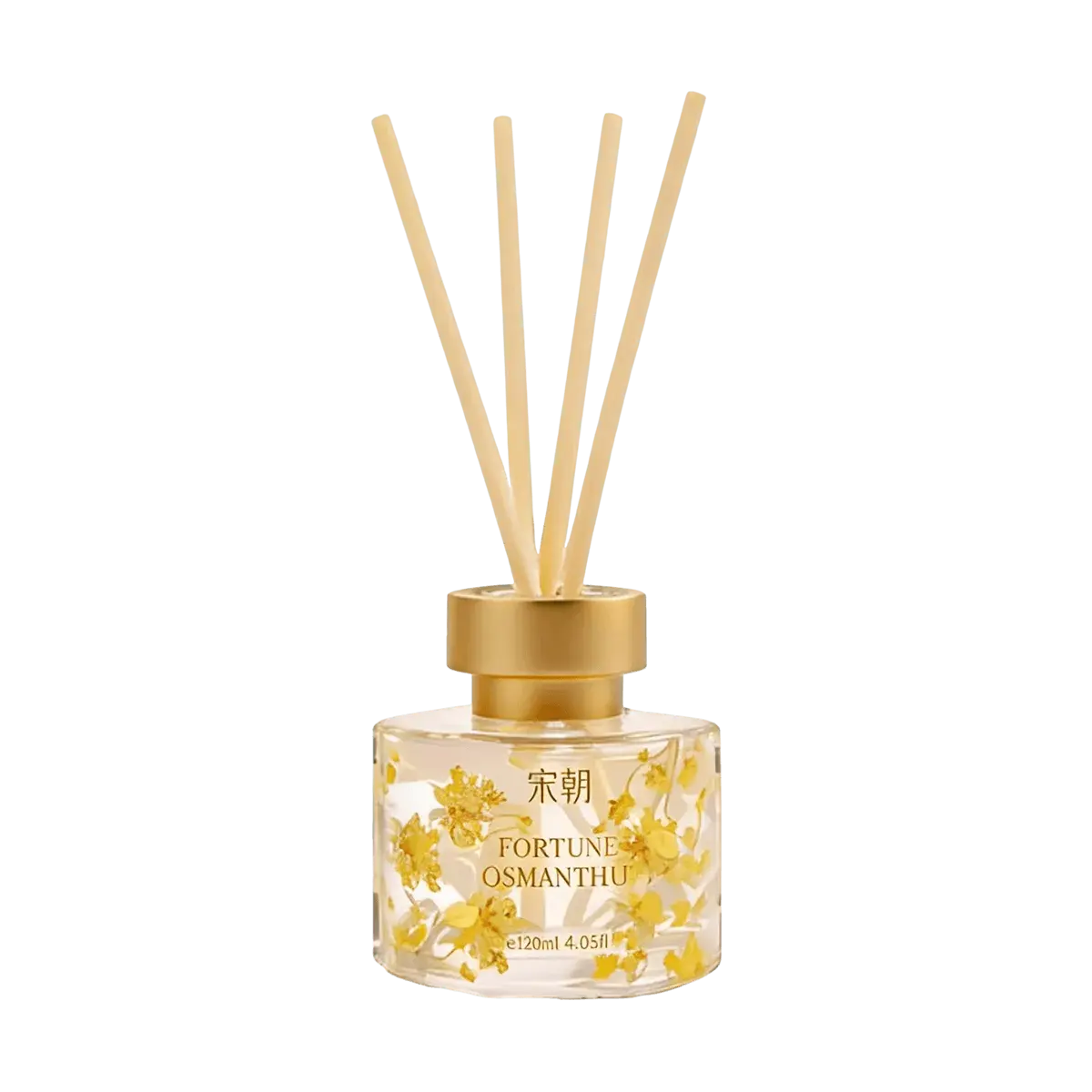 SONG CHAO Osmanthus Fragrance Diffuser - Long-Lasting Reed Diffuser for Home, Office, 120ml, Dragon Well Osmanthus Scent SONG CHAO Osmanthus Fragrance Diffuser - Long-Lasting Reed Diffuser for Home, Office, 120ml, Dragon Well Osmanthus Scent