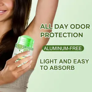 Lemon & Mandarin Deodorant Stick, Long-Lasting Fresh Scent, Aluminum-Free, 72h Odor Protection, Odor Neutralizer, Suitable for Underarms, Body, Women & Men