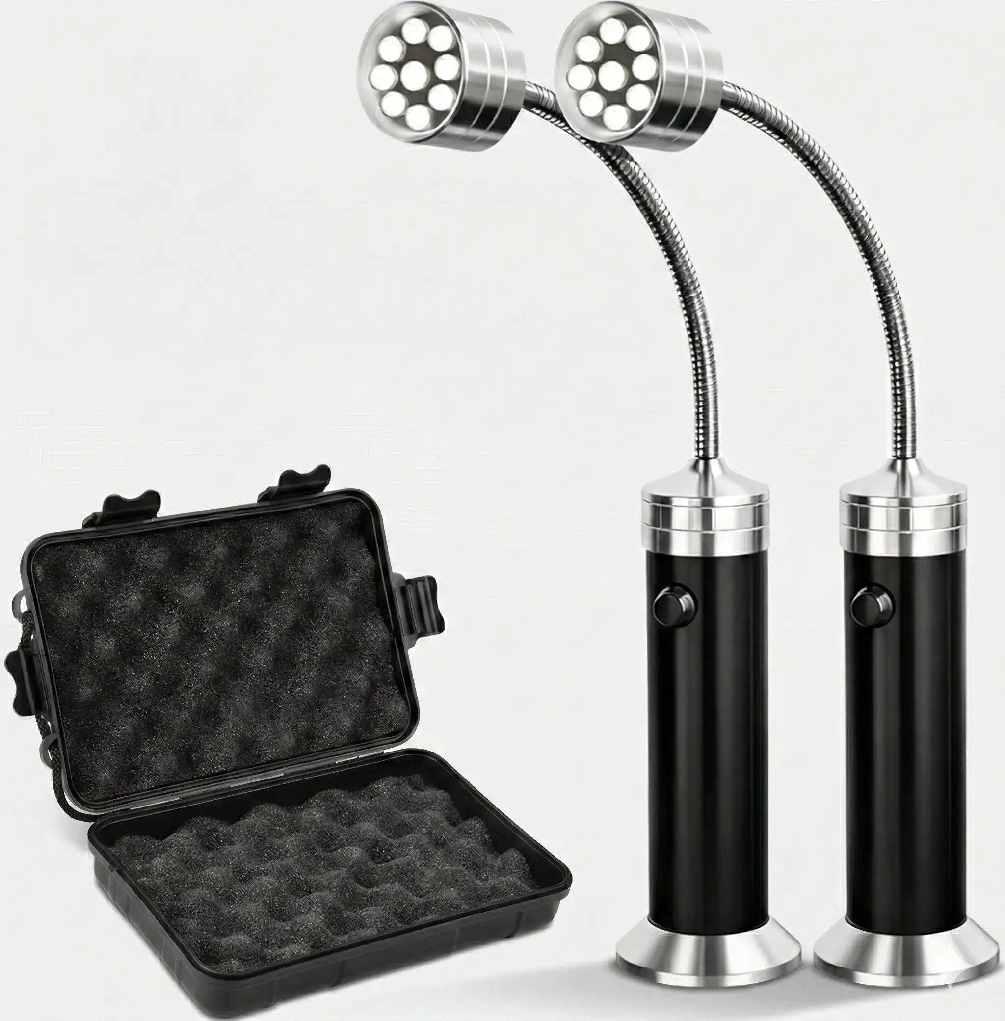 Magnetic Chef Grill Light - Ultra-Bright Weatherproof Lamp with 360° Gooseneck, Ideal for Camping, Fishing, DIY Home Projects, Griddles, Outdoor Use, Perfect Gift for Grill Lovers