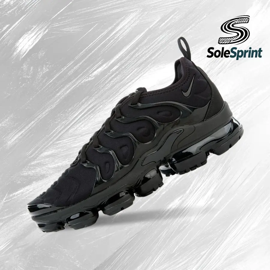 Nike Air VaporMax Plus 'Triple Black' 2025– Men's Lifestyle Sneakers – shoes for man  - Running Shoes, Lightweight Shock-Absorbing Comfort, Breathable Everyday Fit, Gym Training to Street Casual Wear - back to school - 924453 004 25