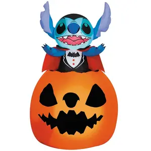 Inflatable Vampire Stitch in Pumpkin Decoration