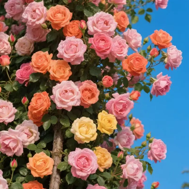 Climbing Rose Seeds for Planting Outdoor-Perennial Rare Rose Flowers Plant for Your Grarden Home