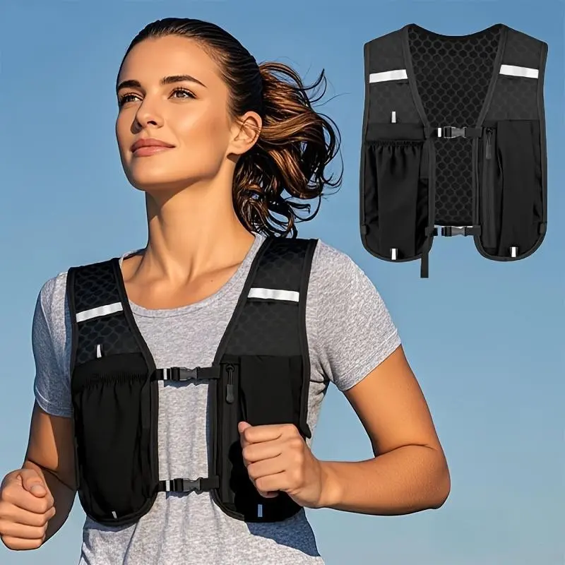 Lightweight Sports Tank Top, Multi-Functional Portable Storage Gear, Running Vest, Outdoor Sport Equipment, Unisex Carry Bag, Fitness Workout Vest, Fitness Apparel