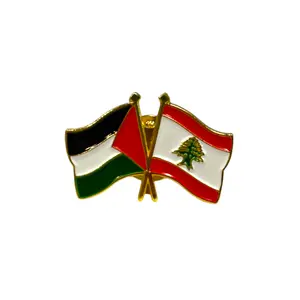 Palestine Lebanon Pin Lapel