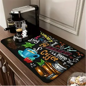 JOYFINITY Non-slip Coffee Machine Placemat for Kitchen Countertop 1 Count Household Kitchen Accessory