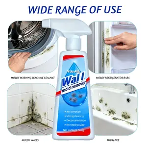 Christmas Limited Edition 500ml Mold Remover Spray Multi-purpose Cleaner Designed to Remove Grease, Mold, and Stains from Bathroom Tiles, Walls, and Ceilings