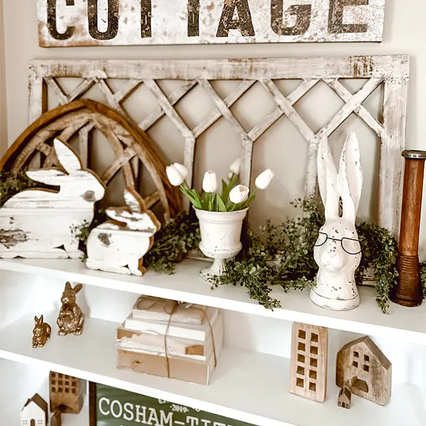 Rustic Window Wall Decor