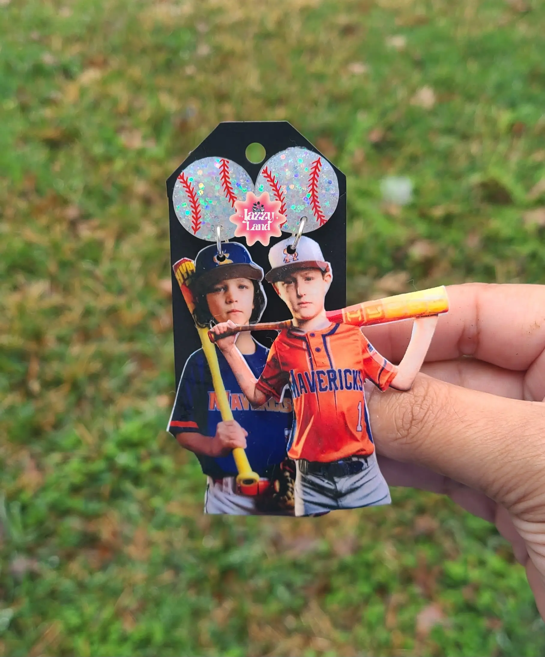 Custom sports Mom Earrings