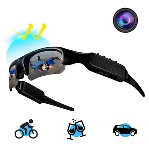 Smart Glasses with Camera, 1080P HD Video Recording Glasses, Bluetooth Audio, Wireless Smart Glasses – Smart Glasses with Color-Changing Lenses for Travel, Sports, Outdoor Use