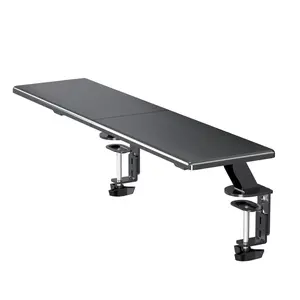 Suptek Clamp-on 32 Inch Dual Monitor Desk Mount Riser Shelf Computer Stands for 2 Monitor,Laptop,Printer, Notebook,32.2” x 7.8” x 5.7” DSF2