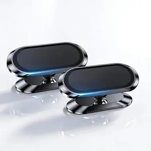 Magnetic Phone holders to tablet mounts Car Phone Holder 2Pcs Car magnetic Phone holder Mount Universal Suction Cup Navigation Support Adjustable 360 Rotation for Automotive Supplies phone holder for car Cell Phone Car Mount