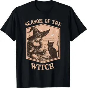 100% Cotton Unisex Vintage Book Club Salem 1692 Season Of Witch Halloween T-Shirt
