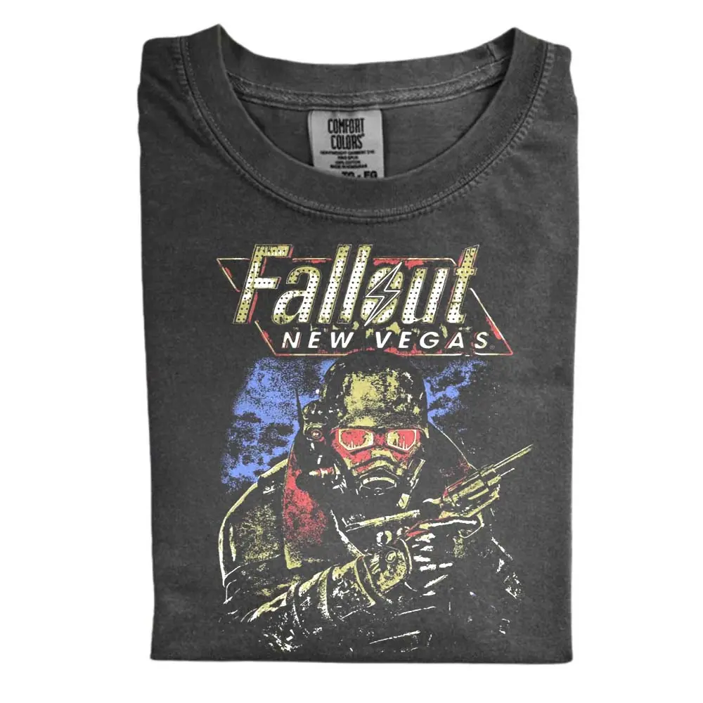 The Fallout New Vegas Comfort Color Shirts, Game For Merch, Gift for Men, Gift for Women, Crew Neck T-shirt, Trending T-shirt