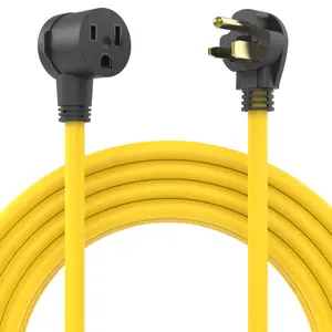 TOOLIOM 10AWG Welder Extension Cord, 20/40/50FT 6-50P to 6-50R Heavy Duty Welding Power Cord, ETL Listed for Welding & Plasma Cutting Machines