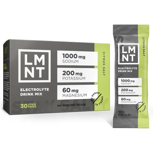 LMNT Zero Sugar Electrolytes - Citrus Salt | Drink Mix | 30-Count