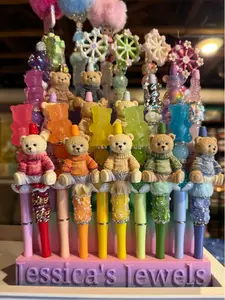 LIVE CLAIMS Partial bling pens, puff ball pen, sprinkle pen