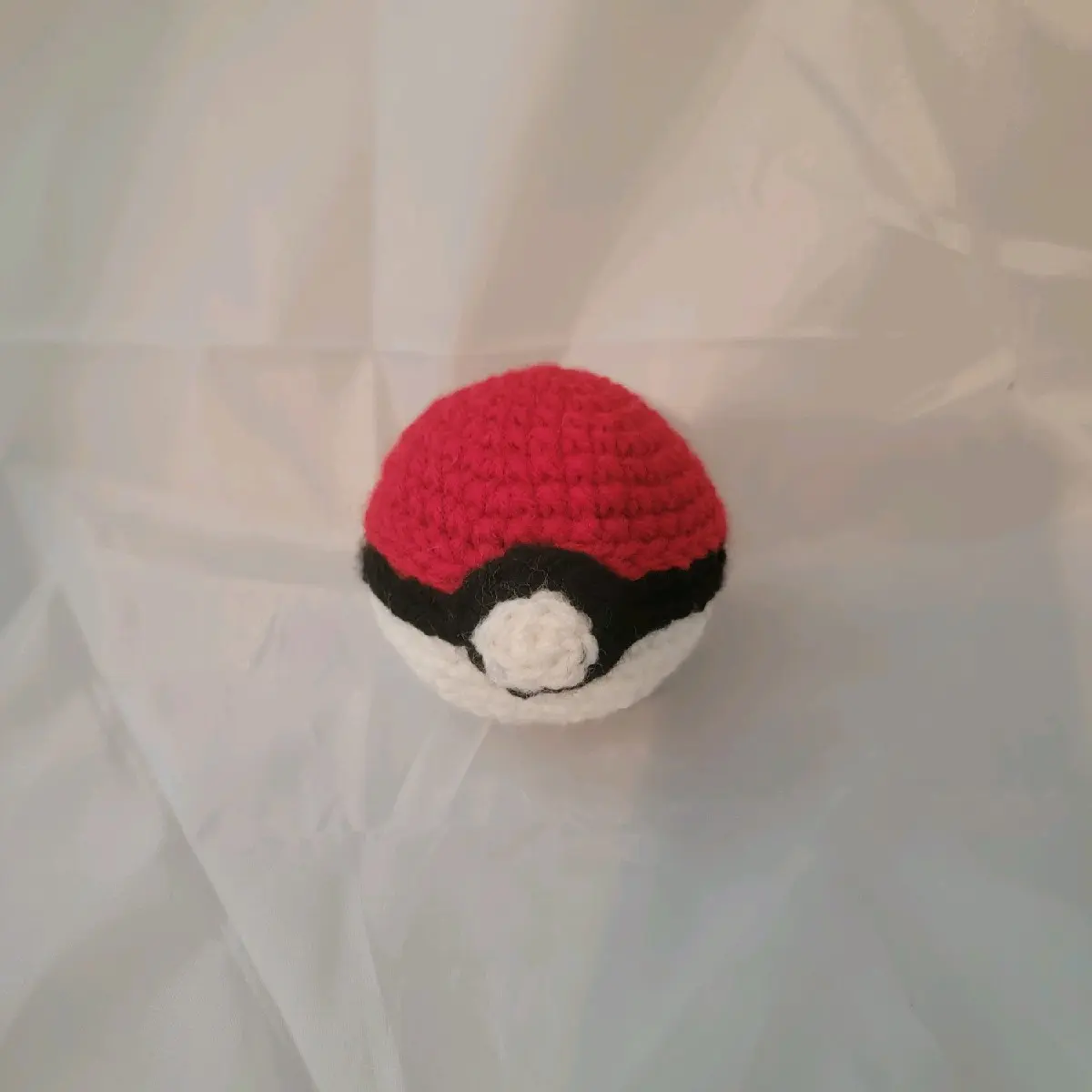 Handmade Pokeball Plushie - Soft & Squishy - Crochet - Perfect for Kids
