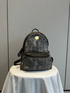 Pre-owned MCM Strong backpack with multiple stud embellishments