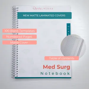 The Ultimate Med Surg Nursing School Notebook | Nursing Note Taking Journal Pathophysiology Workbook Disease