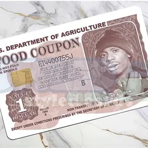 Funny Tyrone Biggums Food Coupon Credit Card Skin Debit Card Sticker Waterproof Scratchproof for Unique Gift