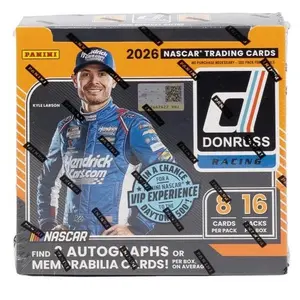 2-Pack 2026 Panini NASCAR Donruss Racing Hobby Packs, Sports Trading Cards for Fans and Collectors, Collector
