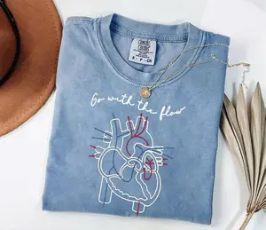 Comfort Colors Anatomical Heart Nurse T-Shirt, Funny Cardiology Tee, 2026 Med Student Gift, Cardiac Nurse Shirt, Anatomy Science Apparel