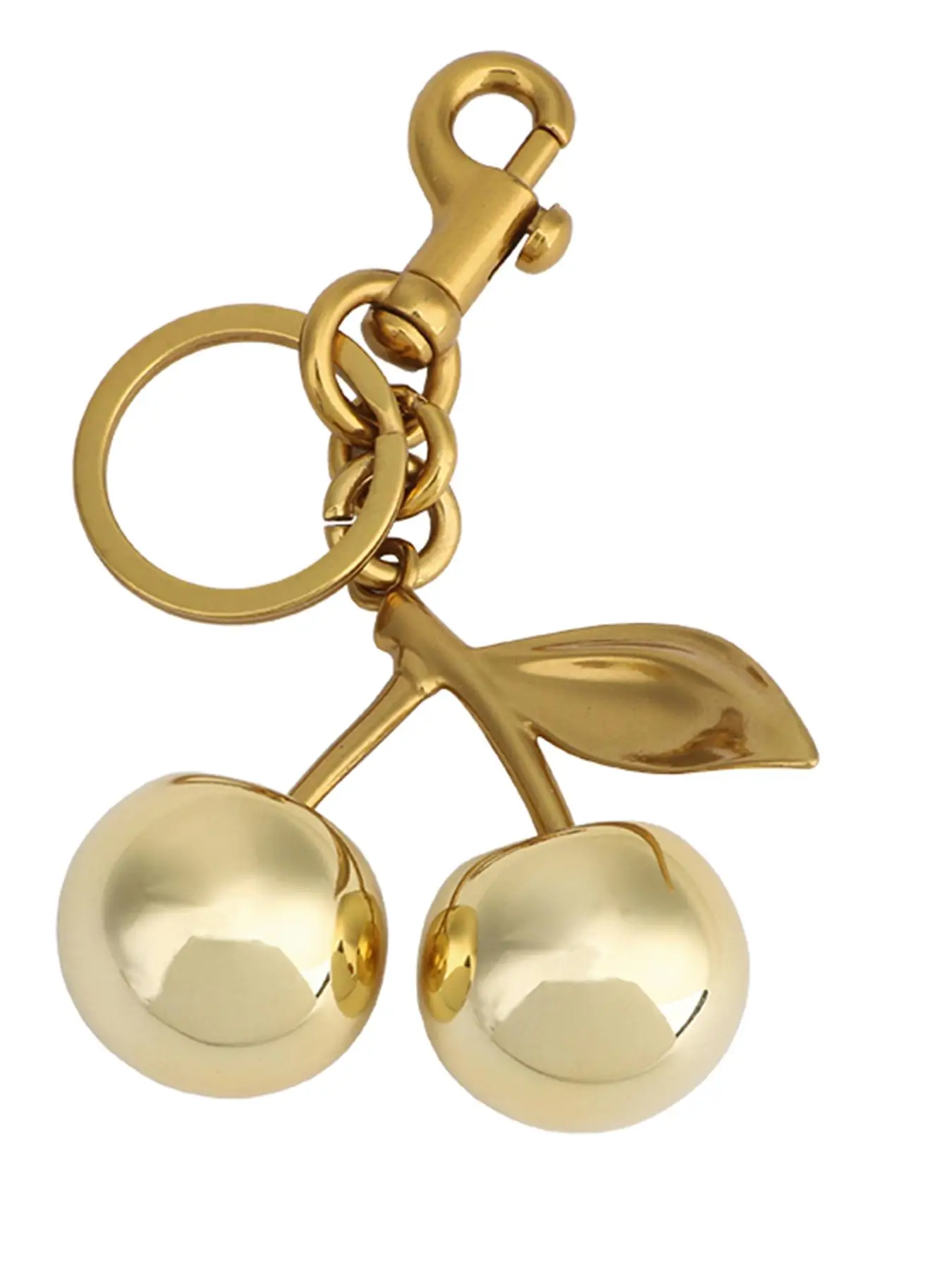 Cute Cherry Design Keychain, Fashionable Metal Keychain for Women & Men, Trendy All-match Keychain for Birthday Gift