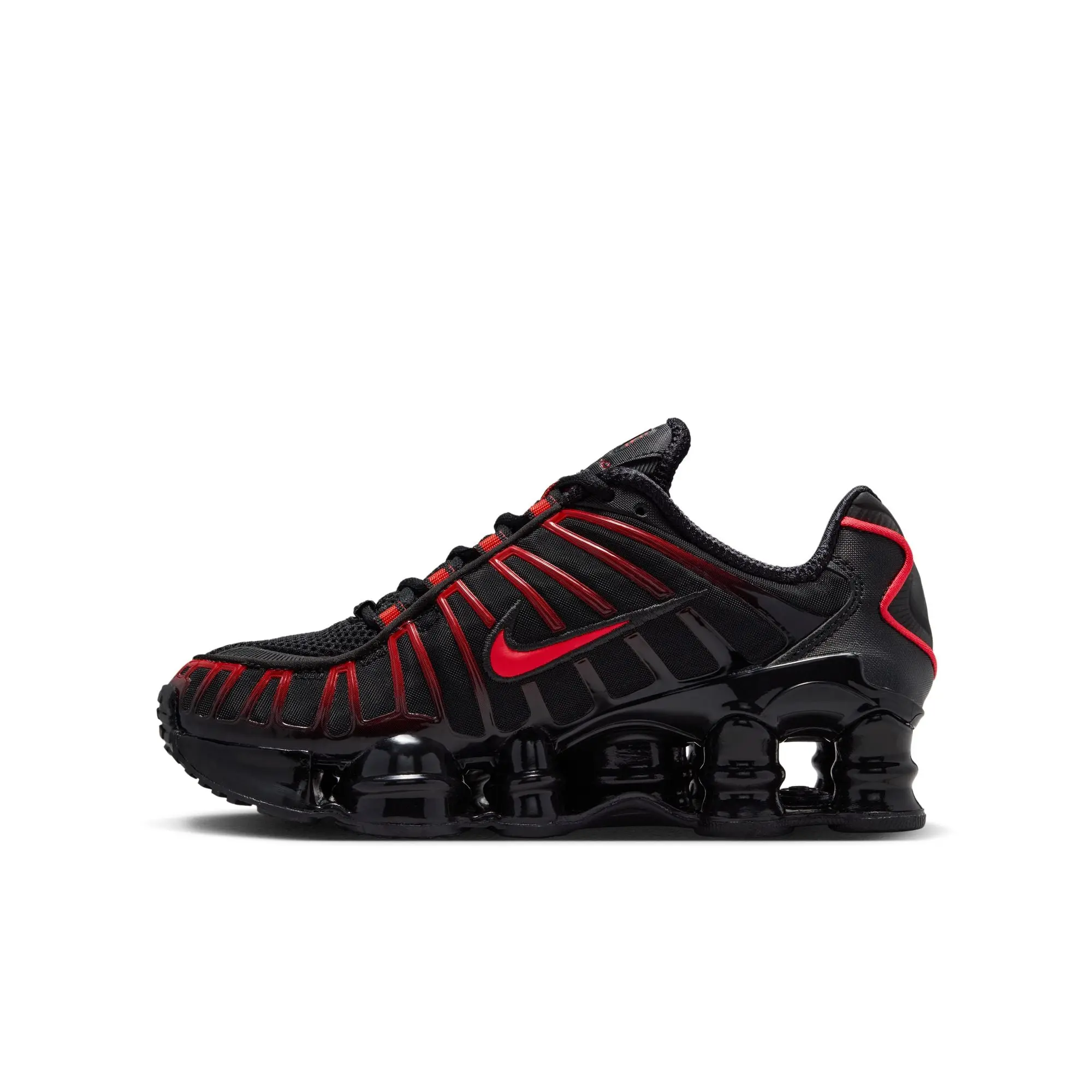 NIKE Men's Shox TL Casual Trainers - Mesh Upper Sneaker Footwear, Closed-Toe Walking Shoes for Youth, Sports Shoes, Fashion Casual Trainers, Chunky Casual Trainers