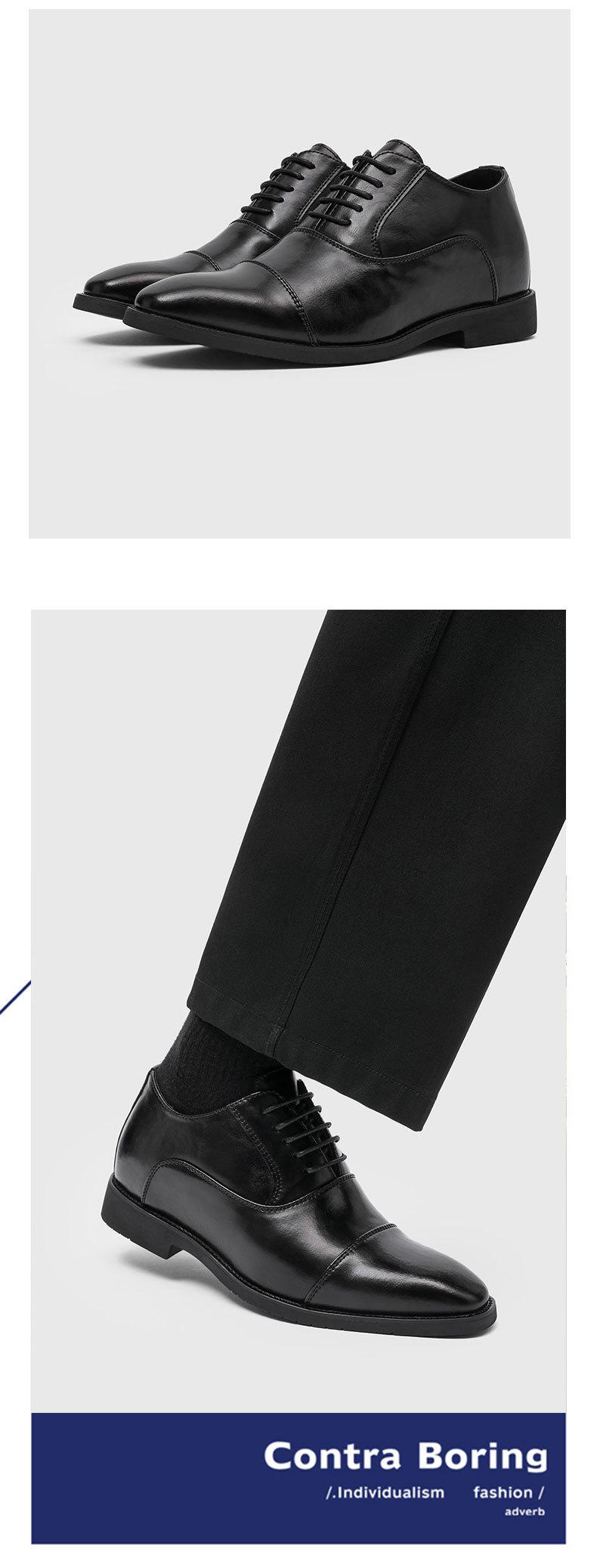 Spring 2026 New Youth Pointed-Toe Leather Shoes – British Classic Retro Workwear Style, Low Heel, Casual Everyday Leather Shoes