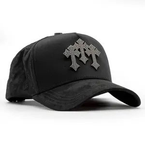 Chrome I Blackout Cap – Premium Streetwear Unisex Hat | Viral Black Fashion Cap